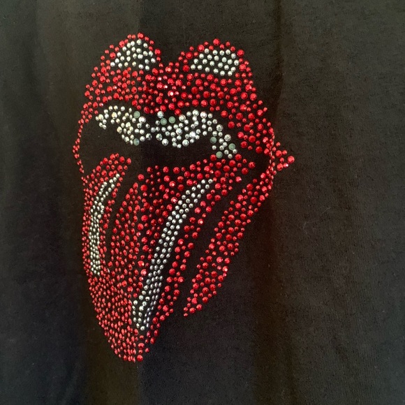 Embellished Rolling Stones emblem tshirt - Picture 2 of 5